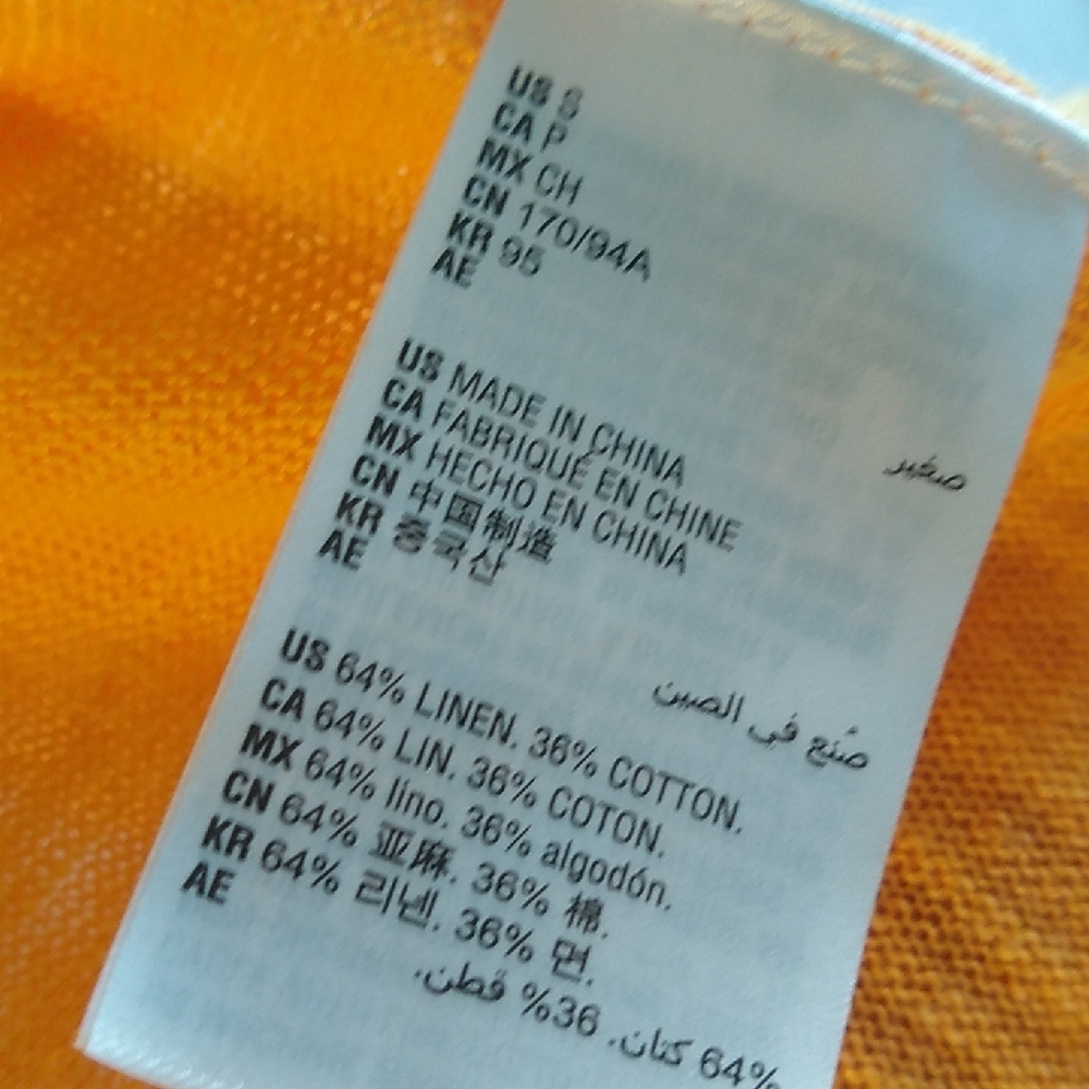 Alfani Women's knit Creamsicle Orange Cardigan - Picture 8 of 9